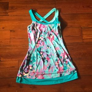 Tail Aqua Multi Tennis Dress